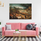 De terugkeer van de kudde 1565 canvas afdruk (Insitu (Woonkamer))