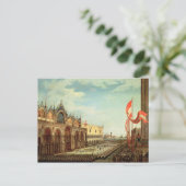 De terugkeer van de St. Mark-troepen naar Venetië Briefkaart (Staand voorkant)