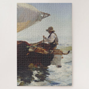 De terugkeer van de visvangst legpuzzel