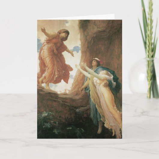 De terugkeer van Persephone door Frederic Leighton Kaart (Voorkant)