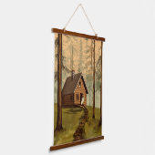 De terugtocht hangend wandkleed (Gebogen)