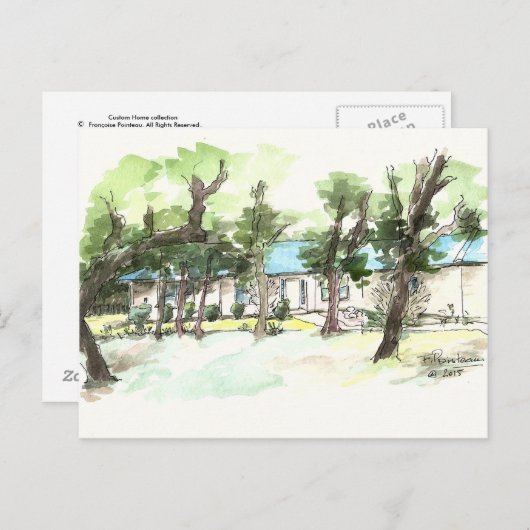 De Terugtocht van Texas Briefkaart (Voorkant / Achterkant)