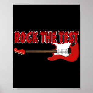 De Test Guitar Teacher Dag Testing Day Teach Poster