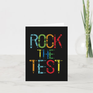 De Test Leraar Test Dag Grappige Testdag Leraar Kaart