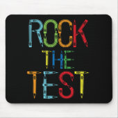 De Test Leraar Test Dag Grappige Testdag Leraar Muismat (Voorkant)