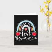 De Test Leraar Test Dag Testen Dag Grappige Leraar Kaart (Gele Bloem)