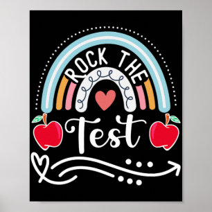 De Test Leraar Test Dag Testen Dag Grappige Leraar Poster