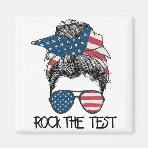 De Test Messy Bun Teacher Test Dag Testen Dag Te Magneet