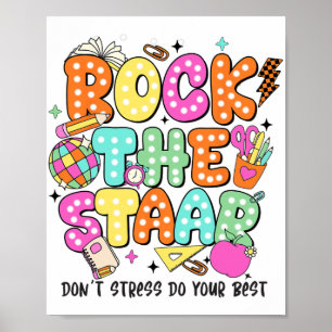 De Test Start Dag Leraar Motivatie Testen Da Poster