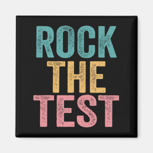 De test Test Dag Grappig Testen Dag Leraar Magneet