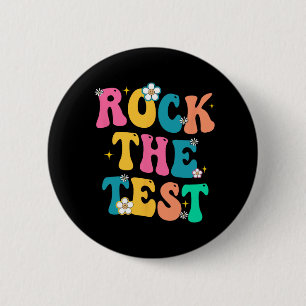 De testdag 2023 voor schoolleraren Stud Ronde Button 5,7 Cm