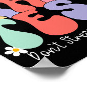 De testdag begint het testen Motivatie onderricht Poster (Hoek)