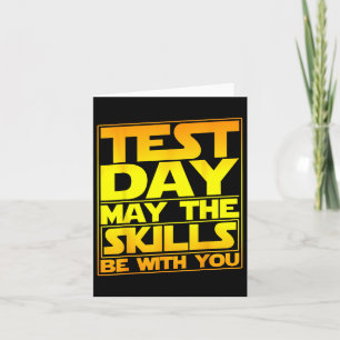 De testdag kan de vaardigheden bij u zijn kaart