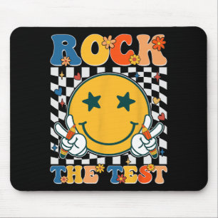 De testdag Retro Groovy leraar student Muismat