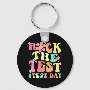 De testdag Retro Motivatie Teacher St Sleutelhanger