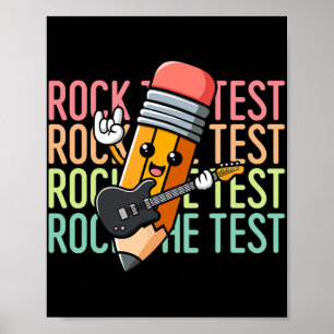 De testdag Teacher Testing Day Motivatie Funn Poster