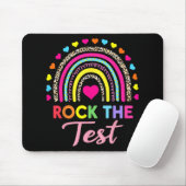 De testdag Teacher Testing Day Rainbow Leop Muismat (Met muis)