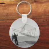 De testvlucht van de gebroeders Wright Sleutelhanger (Voorkant)