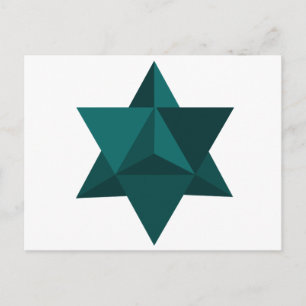 De Tetrageder van de ster Briefkaart