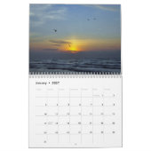 De Texas Coast Beach Calendar, een agenda voor 201 Kalender (Jan 2027)