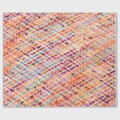 De textuur van de stof weeft een grote draad cadeaupapier (Vlak)