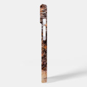 De textuur van het roodbruine roestmetaal personal Case-Mate iPhone case (Achterkant / Links)