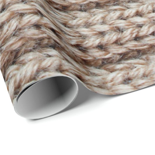 de textuur van het weefsel van gewoon breiwerk, br cadeaupapier (Rol Hoek)