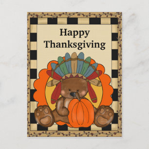 De Thanksgiving draagt het briefkaart van de