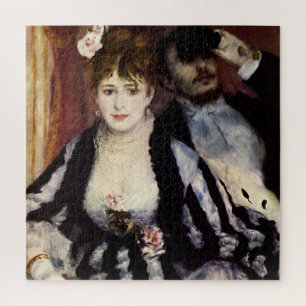 De theaterdoos van Renoir Impressionist Painting Legpuzzel