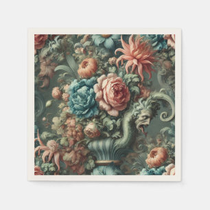 De theatrale kunst van de dorst - Gothic Floral De Servet