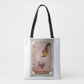  De Thee Tarot Witchy Kettle & Teacup Draagtas (Voorkant)
