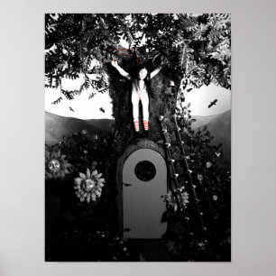 De Thee van het bloed en Rood Doll van het Koord i Poster