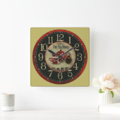 De theekamer vierkante klok (Huis)