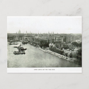 De Theems van de Towerbrug 1900 Briefkaart