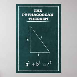 De Theorem van Pythagorea Poster