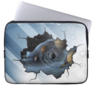 De theorie van Vortex door David Ash Laptop Sleeve