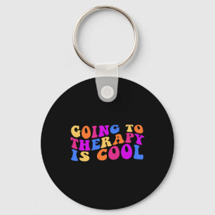 De therapie is kool sleutelhanger