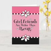 De Therapie van het vriendin Kaart (Gele Bloem)