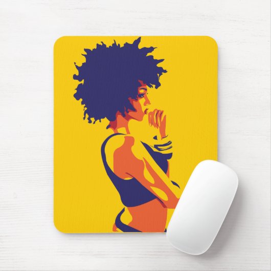 De Thinker Mousepad Muismat (Met muis)