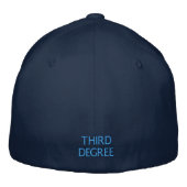 De Third Degree Baseballpet Geborduurde Pet (Achterkant)
