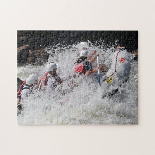De Thrill of Whitewater Rafting 11 x 14 Legpuzzel (Horizontaal)