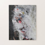 De Thrill of Whitewater Rafting 11 x 14 Legpuzzel (Verticaal)