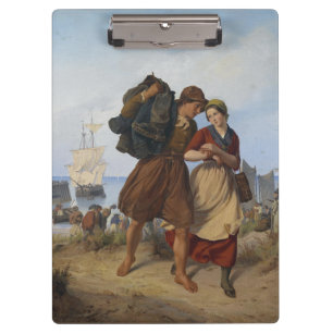 De thuiskomst van de visser (door Rudolf Jordan) Klembord
