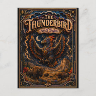 De Thunderbird North Dakota Popcut Legends Briefkaart
