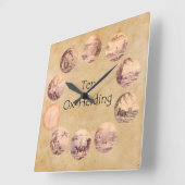 De Tien Afbeeldingen van de Oxherding Vierkante Klok (Hoek)