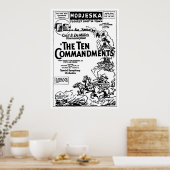 De Tien Geboden 1925  film en poster (Keuken)