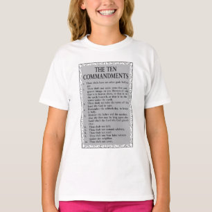 De Tien Geboden Bijbel Meisje's T-shirt