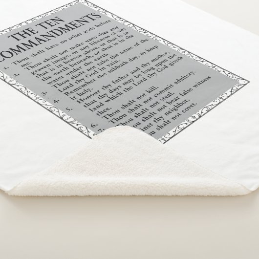 De Tien Geboden Bijbel Sherpa Deken (3/4)