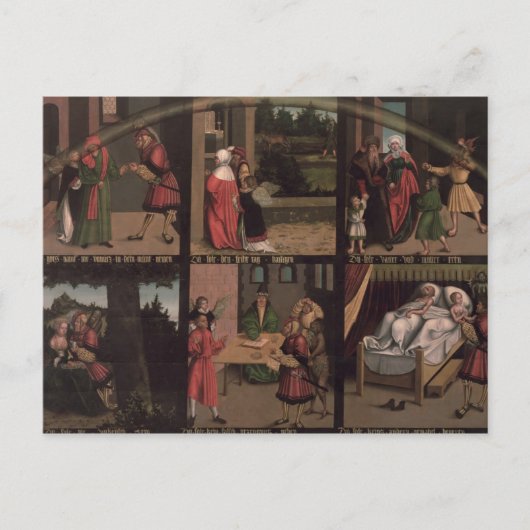 De tien geboden briefkaart (Voorkant)