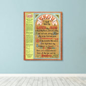 De tien geboden canvas afdruk (Insitu (Houten vloer))